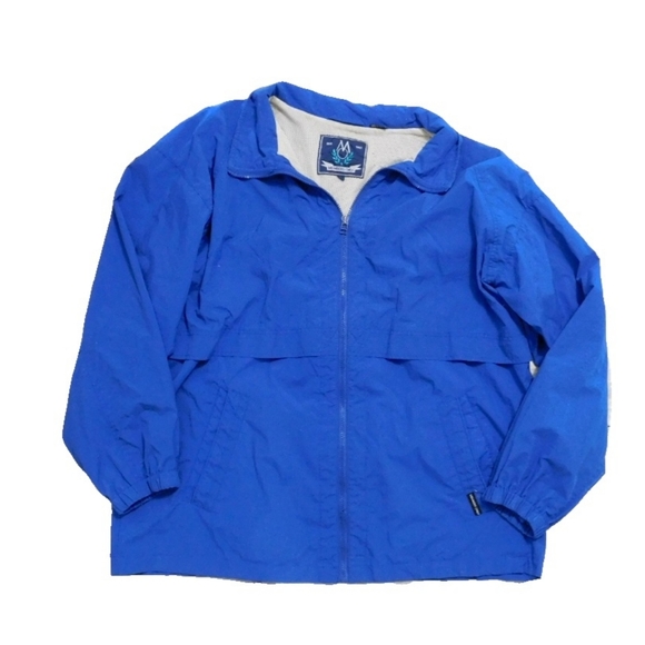 MEMBERS ONLY MENS L BLUE FULL ZIP JACKET - Picture 5 of 7